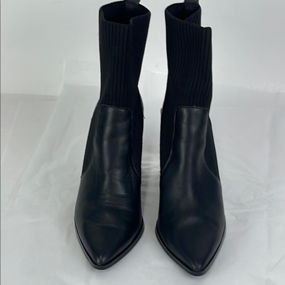 Steve Madden Black Heeled Boots - Picture 2 of 10